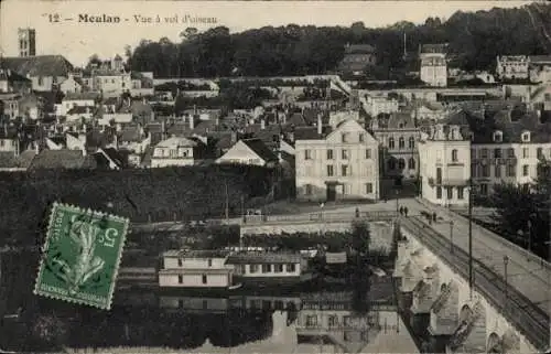 Ak Meulan en Yvelines, Vue a vol d'oiseau