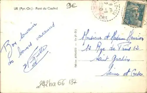 Ak Ur Pyrénées-Orientales, Pont du Cachal