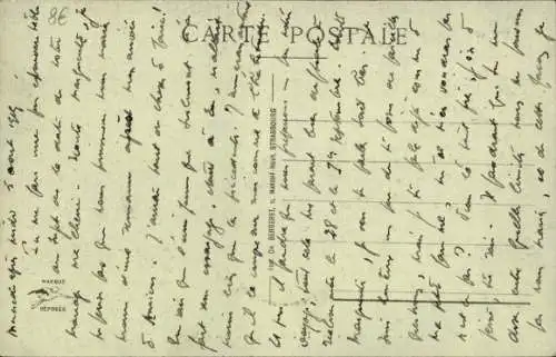 Ak Strasbourg Straßburg Elsass Bas Rhin, Le Defile des Chasseurs cyclistes sous l'Arc de Triomphe