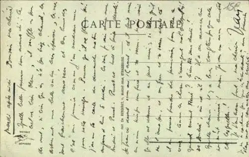 Ak Strasbourg Straßburg Elsass Bas Rhin, Cortege d'Etudiants, 1919