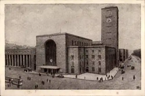 Ak Stuttgart in Württemberg, Hauptbahnhof