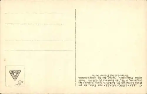 Jugendstil Künstler Ak Fidus, Lianenschaukel, Zinkdruck, Nr. 47