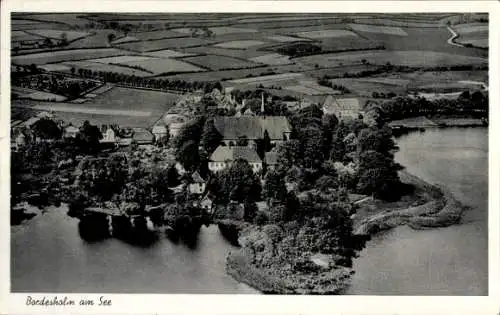 Ak Bordesholm in Holstein, Panorama, Luftaufnahme