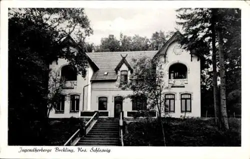 Ak Brekling Nübel Schleswig Holstein, Jugendherberge Wolfgang-Miether-Haus