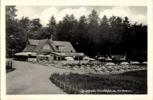 Ak Bad Oldesloe in Holstein, Gaststätte Buddikate, Terrasse