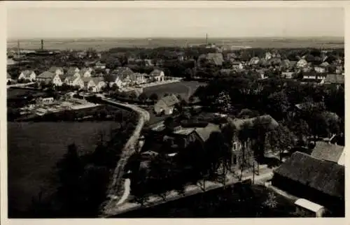 Ak Burg auf der Insel Fehmarn, Blick vom Kirchturm über die Stadt