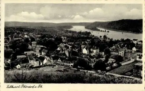 Ak Rhöndorf am Rhein Bad Honnef, Gesamtansicht