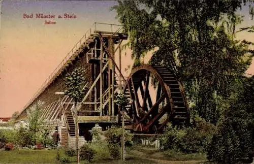 Ak Bad Münster am Stein Bad Kreuznach an der Nahe, Saline