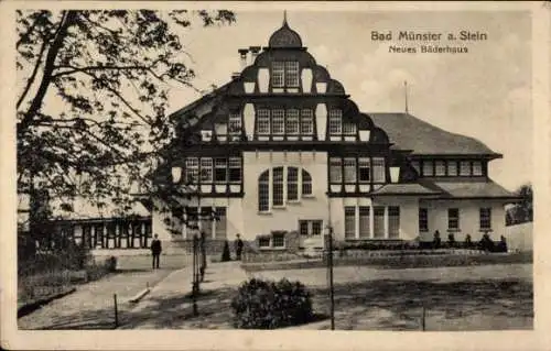 Ak Bad Münster am Stein Bad Kreuznach an der Nahe, Neues Bäderhaus