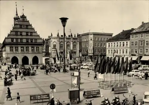 Ak Hansestadt Greifswald, Platz der Freundschaft, Rathaus