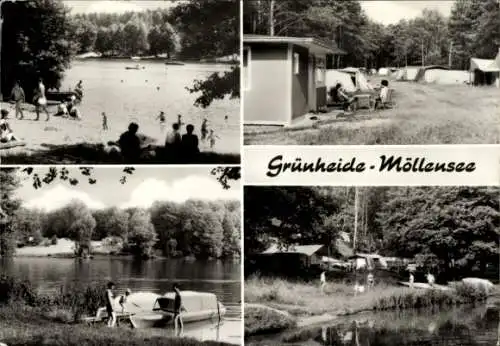 Ak Grünheide in der Mark, Möllensee, Teilansichten