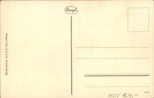 Ak Kulmbach in Oberfranken, Teilansicht, Kirchturm