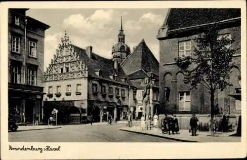 Ak Brandenburg an der Havel, Kirche, Roland