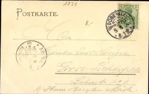 Ak Döberitz im Havelland, Truppenübungsplatz, Barackenlager