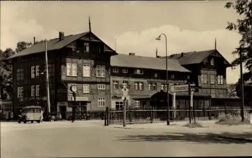 Ak Finkenkrug Falkensee im Havelland, Bahnhof