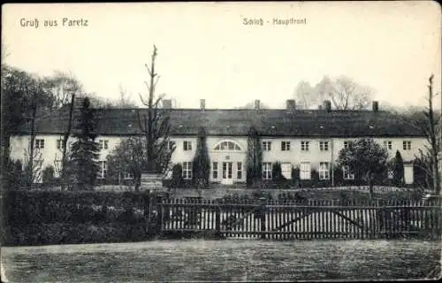 Ak Paretz Ketzin an der Havel, Schloss, Hauptfront