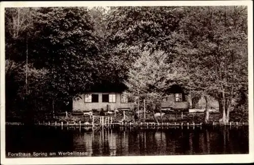 Ak Altenhof Schorfheide am Werbellinsee, Forsthaus Spring