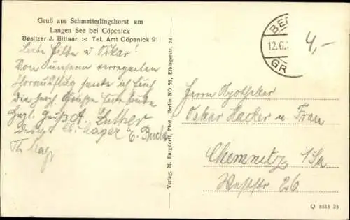 Ak Berlin Köpenick Grünau, Sport-Denkmal