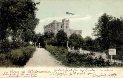 Ak Berlin Reinickendorf Waidmannslust, Bergschloss