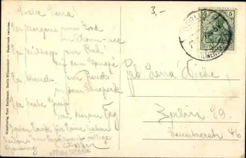 Ak Berlin Wilmersdorf Halensee, Terrassen am Halensee, Luna-Park