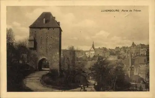 Ak Luxembourg Luxemburg, Porte de Trêves