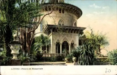 Ak Sintra Portugal, Blick auf den Palacio de Monserrate