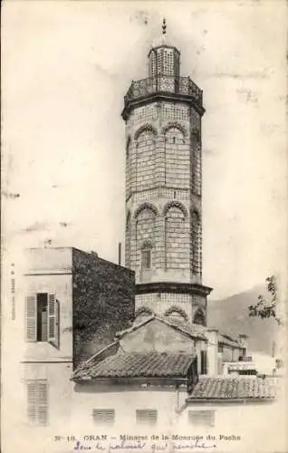 Ak Oran Algerien, Minaret der Pachn Moschee