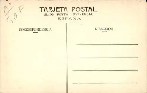 Ak Fuenterrabia Baskenland, Der Fluss Bidasoa