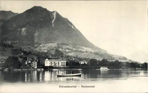 Ak Beckenried Halbkanton Nidwalden, Hôtel Nidwaldnerhof