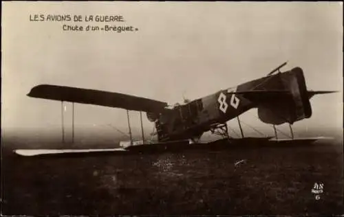 Ak Les Avions de la Guerre, Chute d'un Breguet