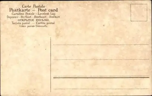 Litho Glückwunsch Pfingsten, Maikäfer tragen einen Blütenzweig