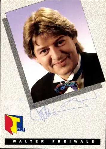 Ak Schauspieler Walter Freiwald, Portrait, Autogramm, RTLplus