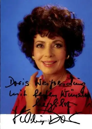 Ak Schauspielerin Karin Dor, Portrait, Autogramm