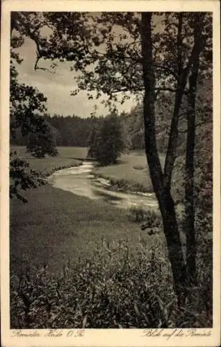 Ak Rominter Heide Ostpreußen, Rominte, Fluss