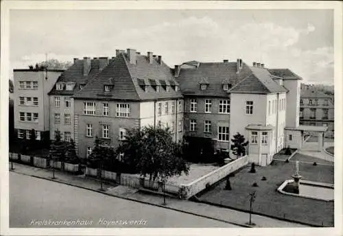 Ak Hoyerswerda in der Oberlausitz, Kreiskrankenhaus