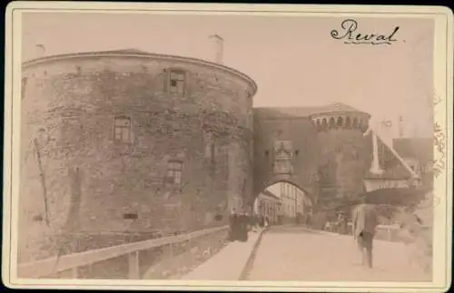 Kabinett Foto Tallinn Reval Estland, Stadtmauer, Tor