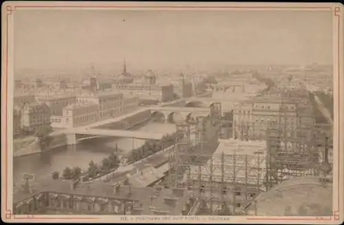 Kabinett Foto Paris, Panorama des Huits Ponts