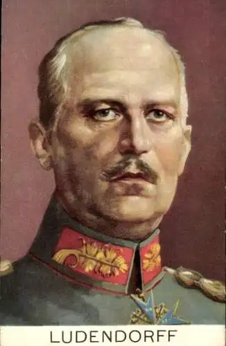 Ak General Erich Ludendorff, Portrait, Uniform