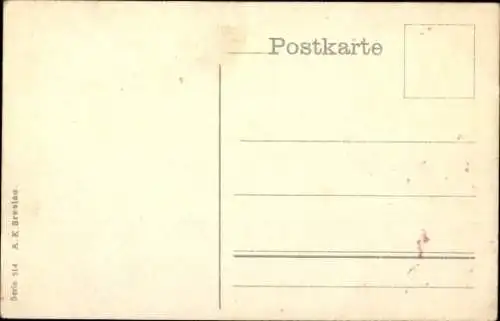 Ak Meine Gedanken sind stets bei Dir, 1. WK