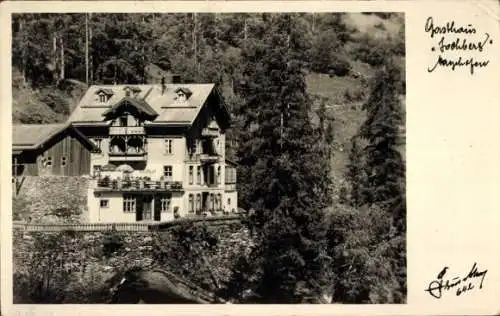 Ak Mayrhofen im Zillertal Tirol, Gasthof Jochberg