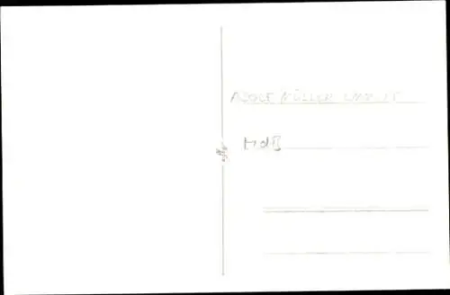 Ak Politiker Adolf Müller-Emmert, SPD, Autogramm
