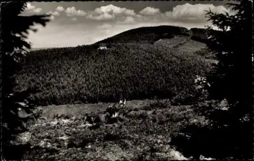 Ak Oberhundem Kirchhundem Sauerland, Sauerlandhütte Alpenverein Essen