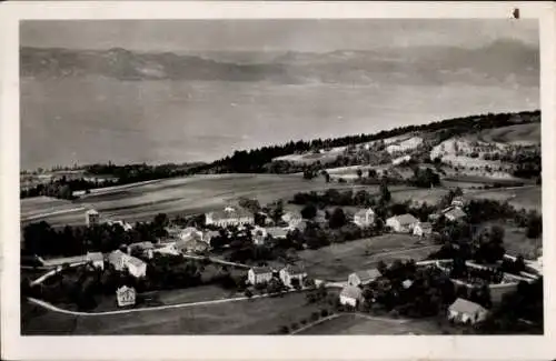 Ak Saint Paul en Chablais Haute Savoie, Panorama, Lac Leman, cote suisse