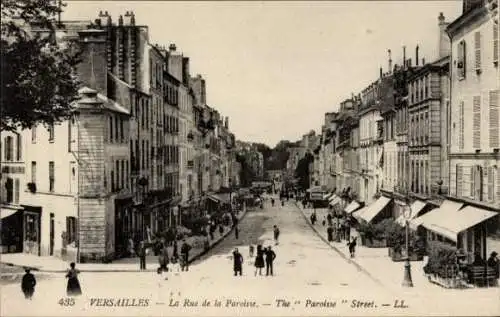 Ak Versailles Yvelines, Rue de la Paroisse