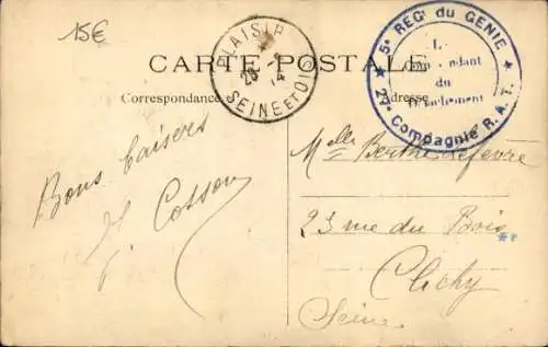 Ak Yvelines, Les Gatines, Route de Dreux