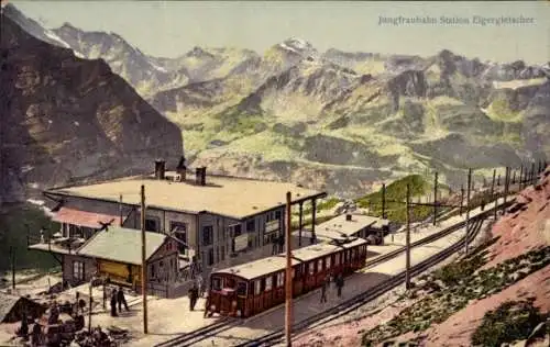 Ak Kanton Bern, Jungfraubahn, Station Eigergletscher