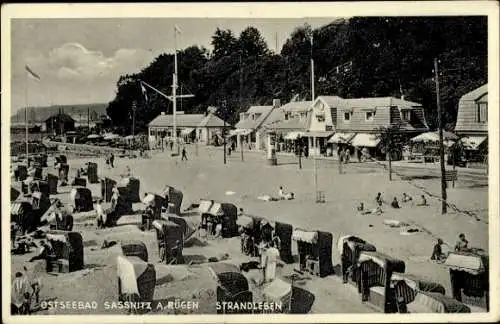 Ak Sassnitz auf Rügen, Strand