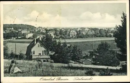 Ak Ostseebad Bansin Heringsdorf auf Usedom, Totalansicht