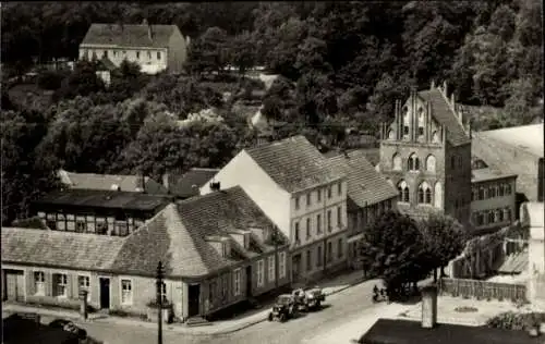 Ak Templin in der Uckermark, Teilansicht