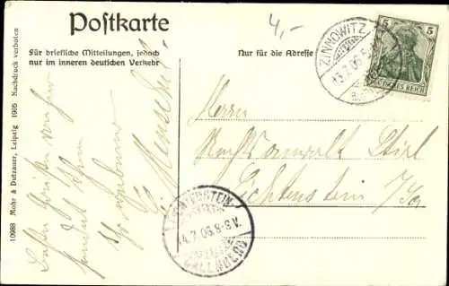 Ak Ostseebad Zinnowitz auf Usedom, Strand